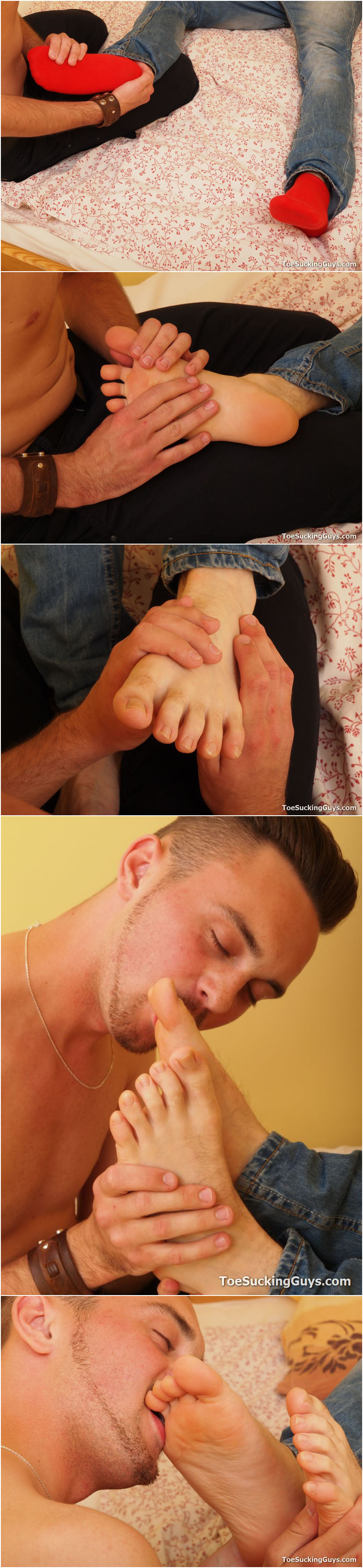 guy sucking his buddy's feet